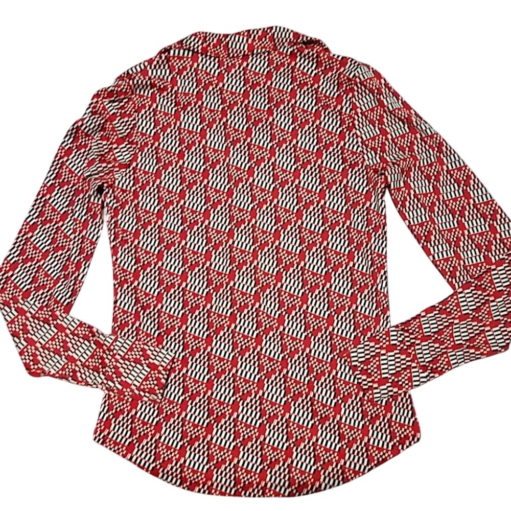 Divided orange patterned shirt - Picture 2 of 8